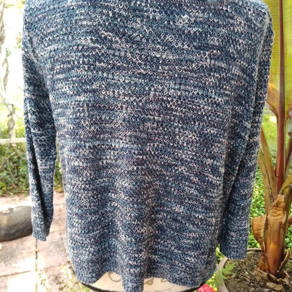 Christopher Banks Petite Med Sweater Blue/ Multi - Picture 3 of 7